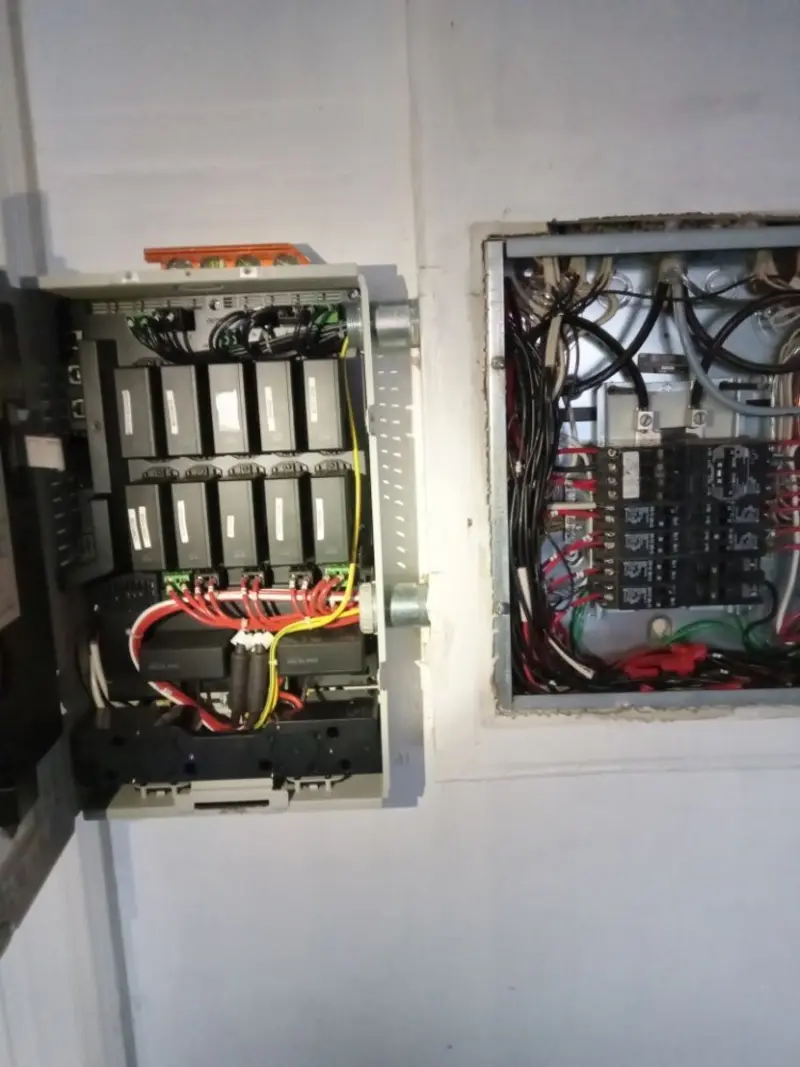 Electrical panel upgrade completed for Indoor Lighting Installation in Perry Hall